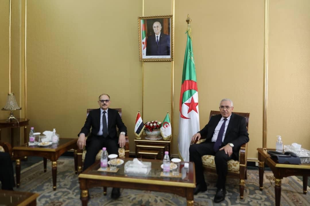 وزير العدل الجزائري يستقبل رئيس المحكمة الاتحادية العليا والوفد المرافق له 