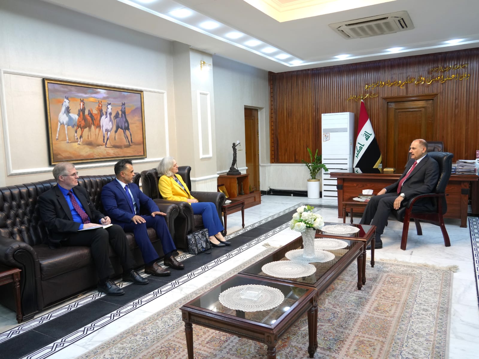 Visit of the Ambassador of the United States of America in Baghdad to the Federal Supreme Court