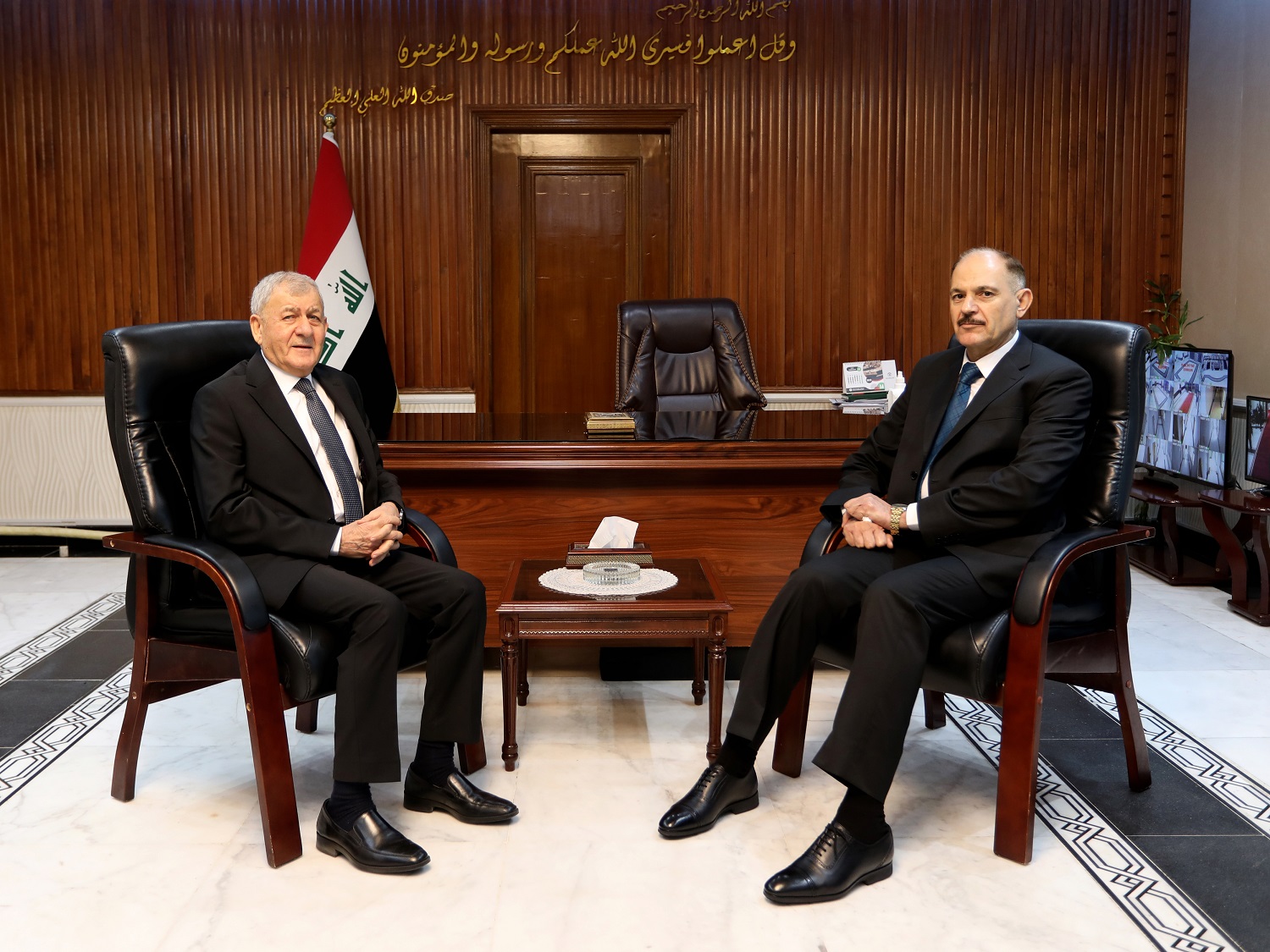 The President of the Federal Supreme Court receives the President of the Republic
