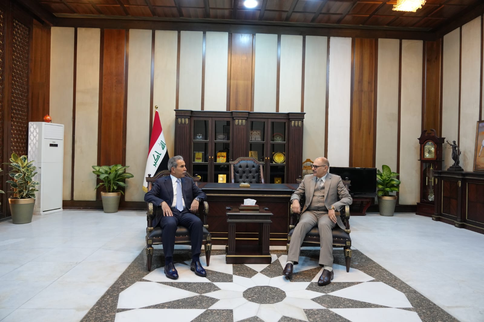 The President of the Federal Supreme Court receives the President of the Supreme Judicial Council