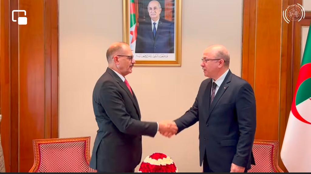 The Prime Minister of Algeria, Mr. Ayman Ben Abdelrahmane, receives the President of the Federal Supreme Court and his accompanying delegation