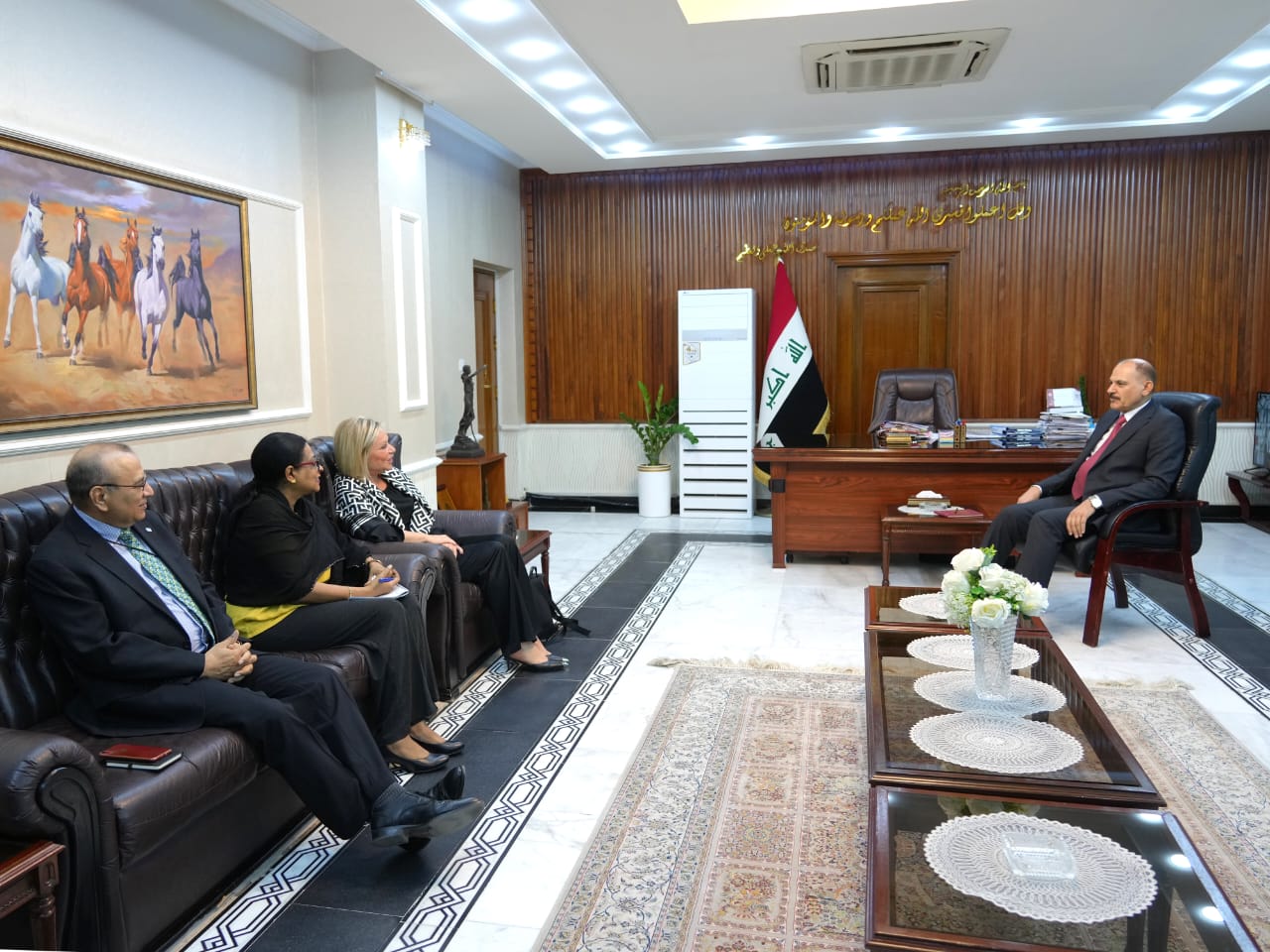 Visit of the United Nations Special Representative for Iraq, Ms. Jenin Plasschaert, to the Federal Supreme Court